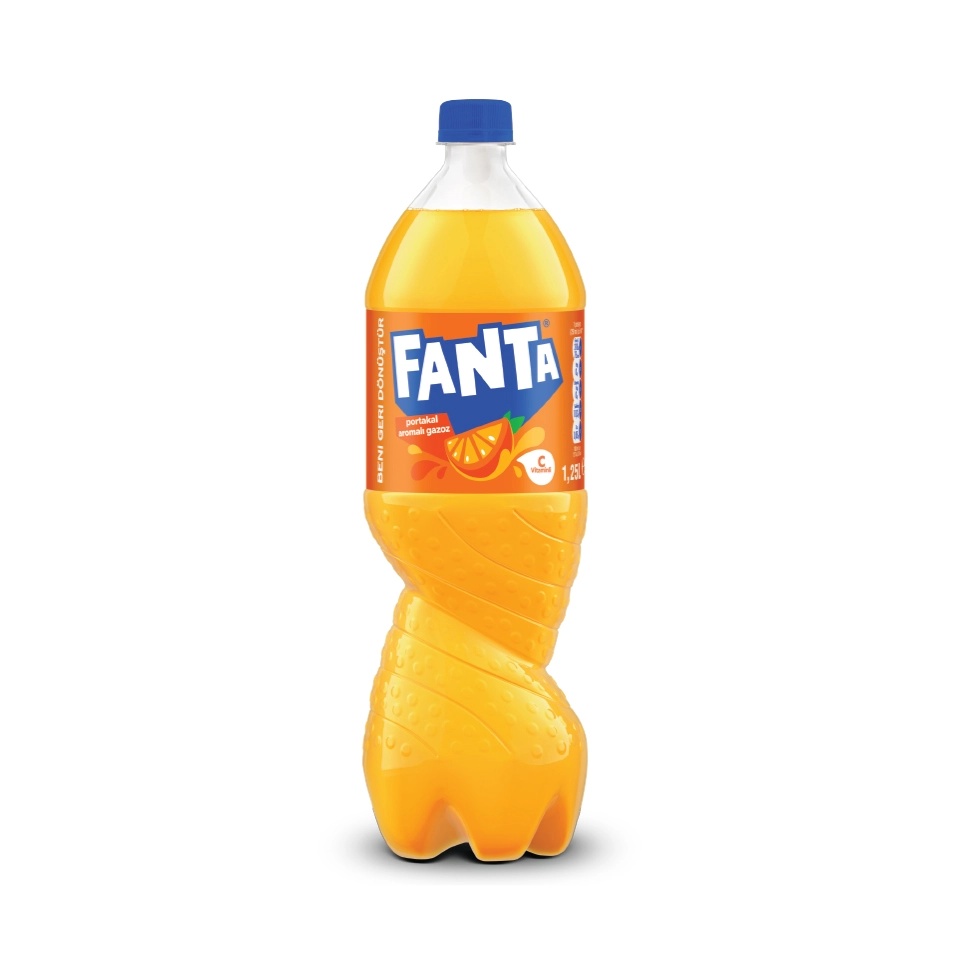 Fanta Portakal Aromalı Gazlı İçecek 1.25 Lt