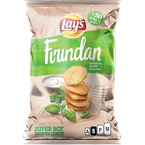 Lay's Fırından Yoğurt & Mevsim Yeşillikleri Patates Cipsi 110 Gr
