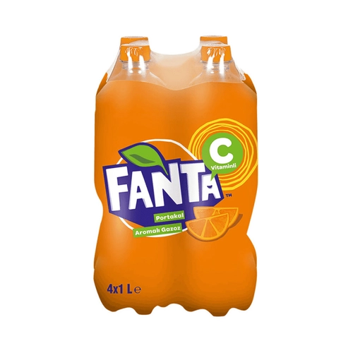 Fanta Meyveli Gazlı İçecek 4x1 Lt