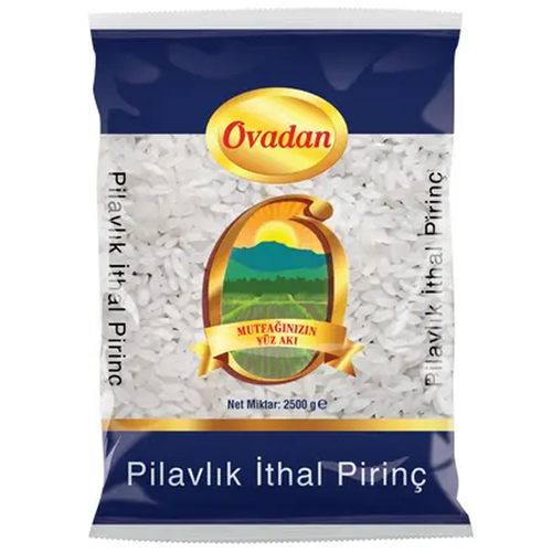 Ovadan İthal Pilavlık Pirinç 2.5 Kg