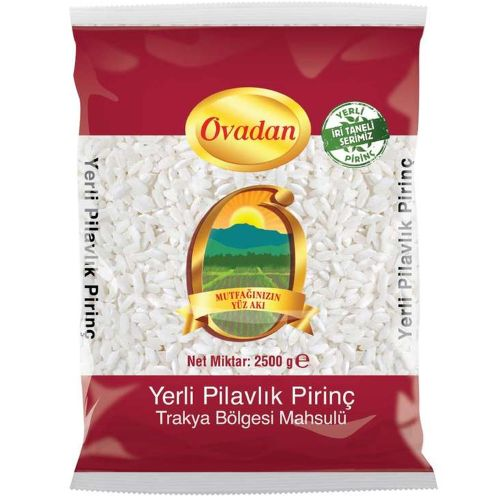 Ovadan Yerli Pilavlık Pirinç 2.5 Kg
