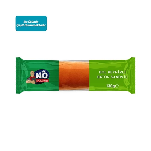 Mr.No Kaşarlı Salamlı/Kaşarlı Cheddarlı Sandviç 130 Gr