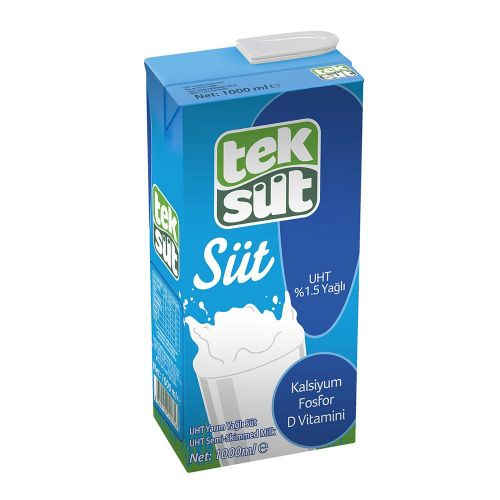Teksüt %1.5 Yağlı Süt 1 Lt