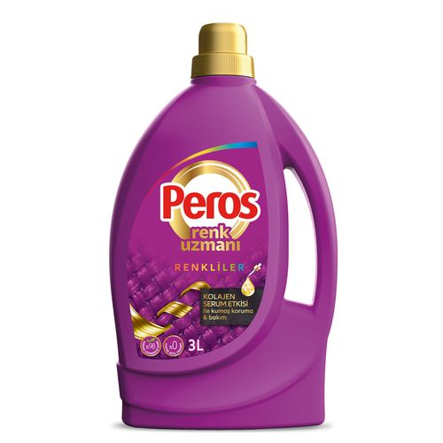 Peros Renkliler İçin Sıvı Çamaşır Deterjanı 3 Lt
