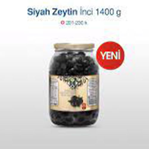 İnci Siyah Zeytin 381-460 Kalibre 2 Kg