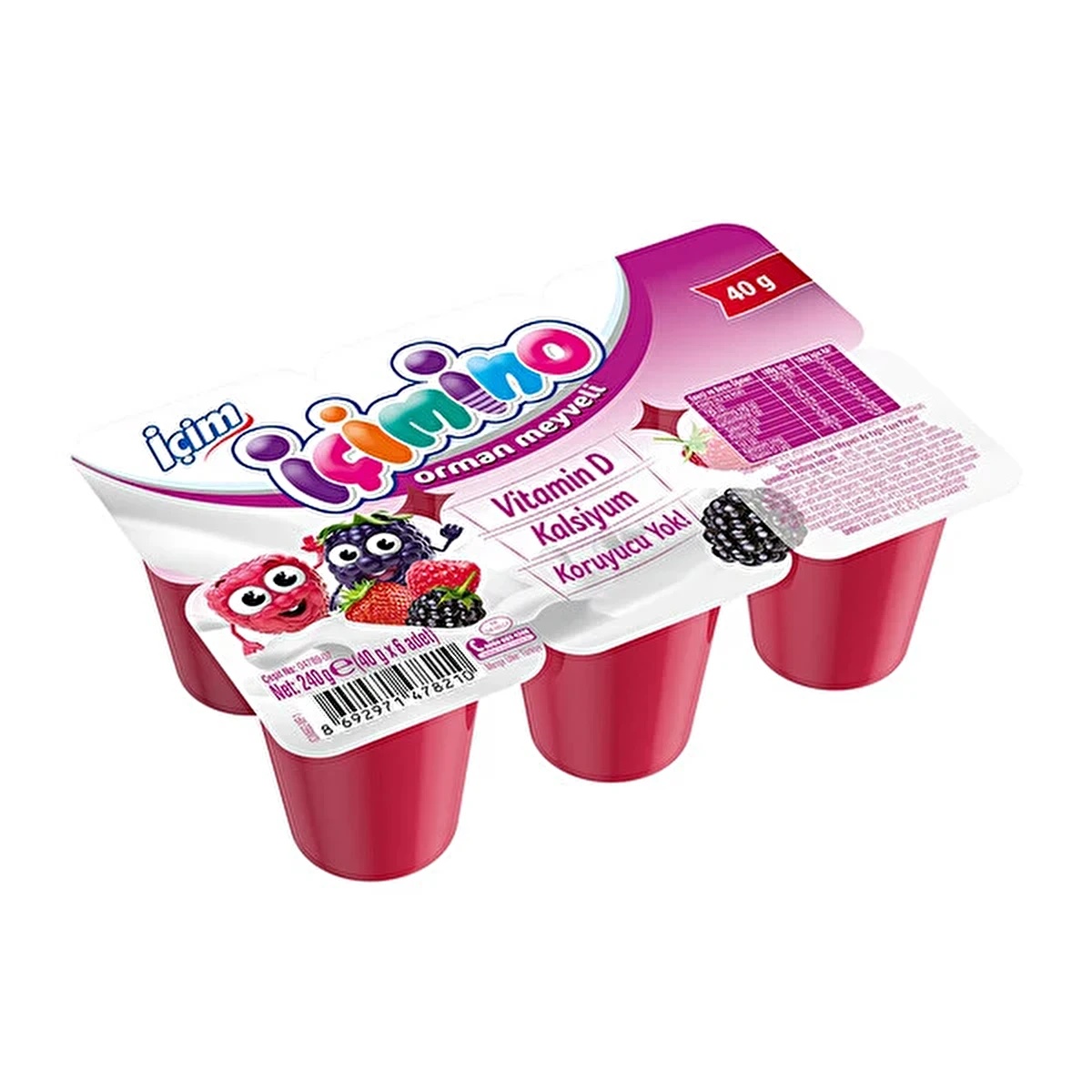 İçimino Büyüme Küpü Orman Meyveli 240 Gr