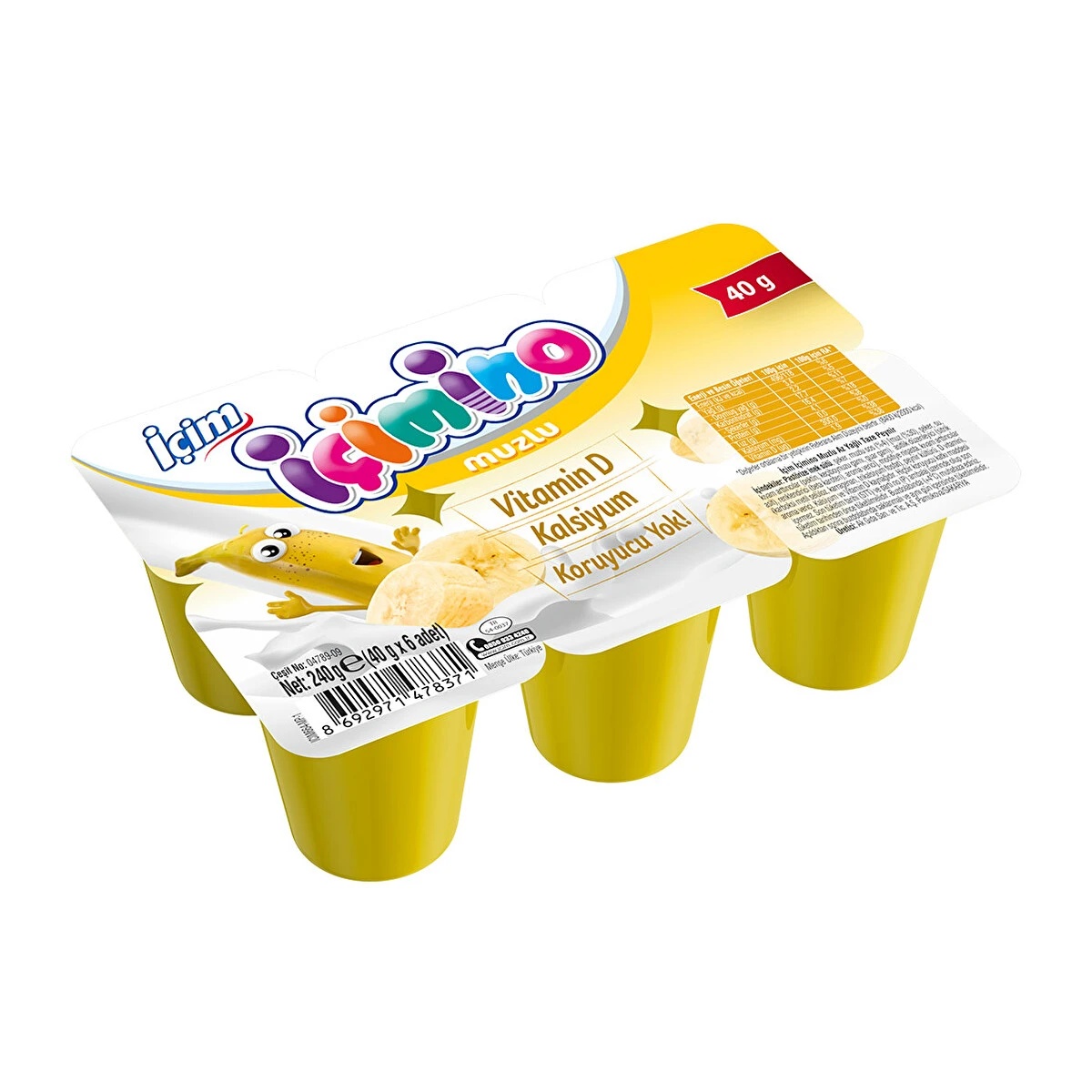 İçim İçimino Büyüme Küpü Muzlu 240 Gr