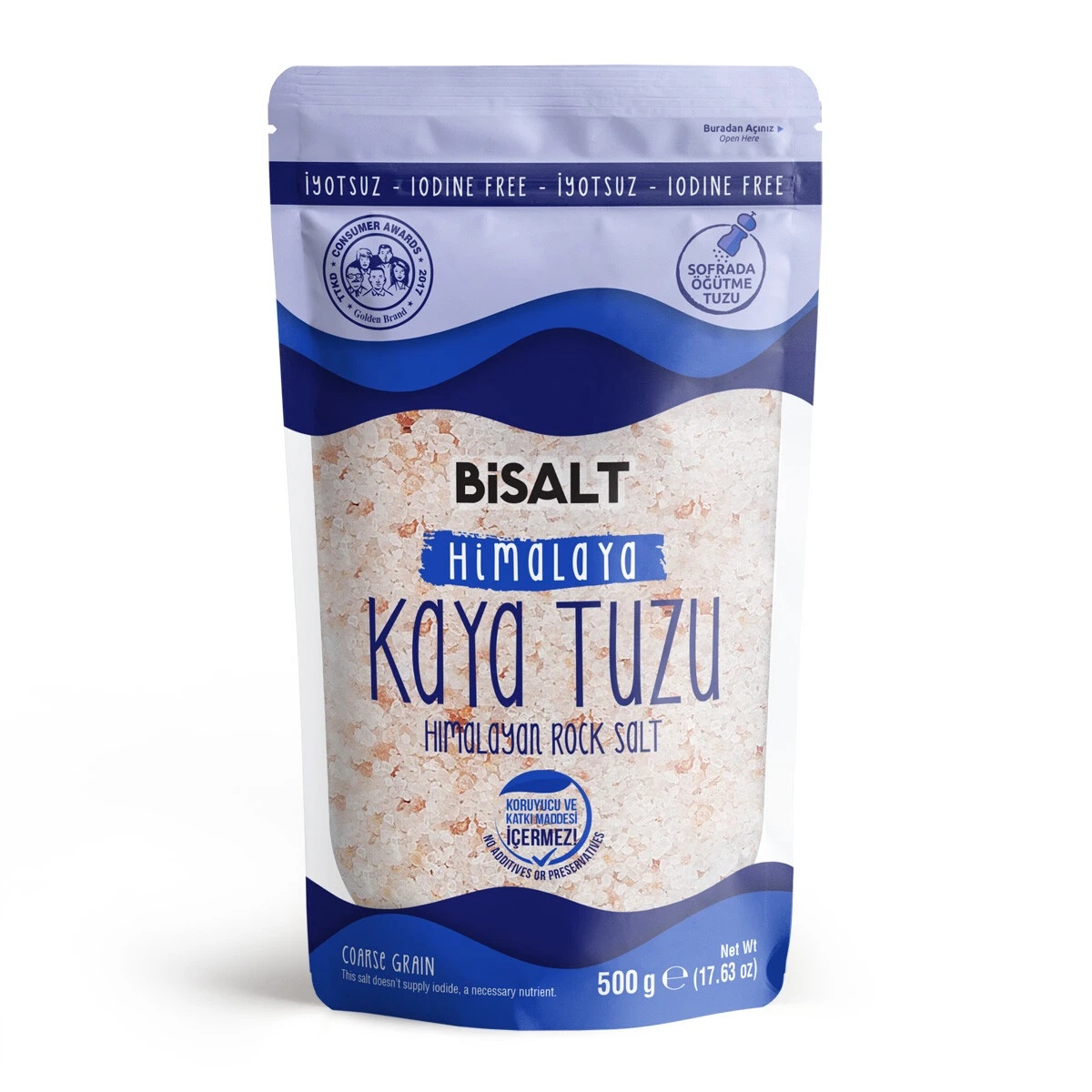 Bisalt Himalaya İri Kaya Tuzu 500 Gr