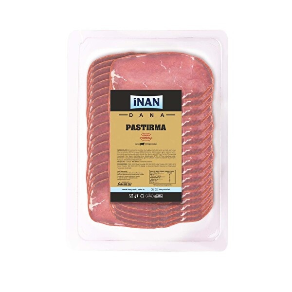 Başyazıcı İnan Seçme Pastırma 80 Gr