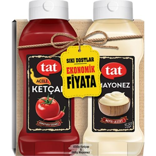 Tat Sıkı Dostlar Ketçap 1.21 Kg & Mayonez 1.21 Kg