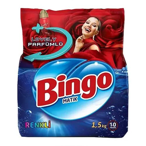 Bingo Renkli Çamaşır Deterjanı 1.5 Kg