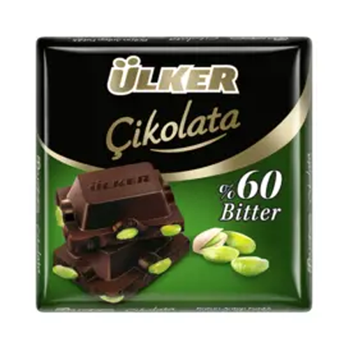 Ülker Kare Bitter Fıstıklı Çikolata 2.34 Kg