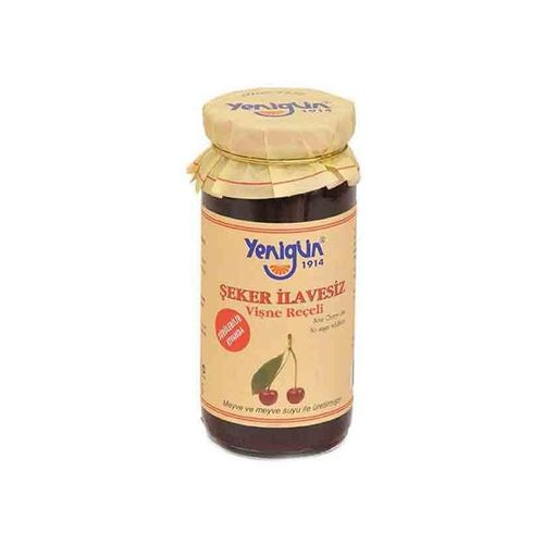 Yenigün Şeker İlavesiz Vişne Reçeli 290 Gr