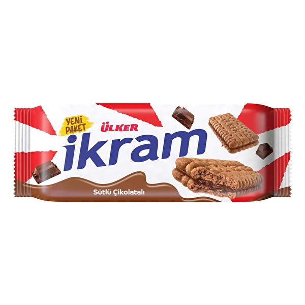 Ülker İkram Çikolatalı Kremalı Sandviç Bisküvi 84 Gr