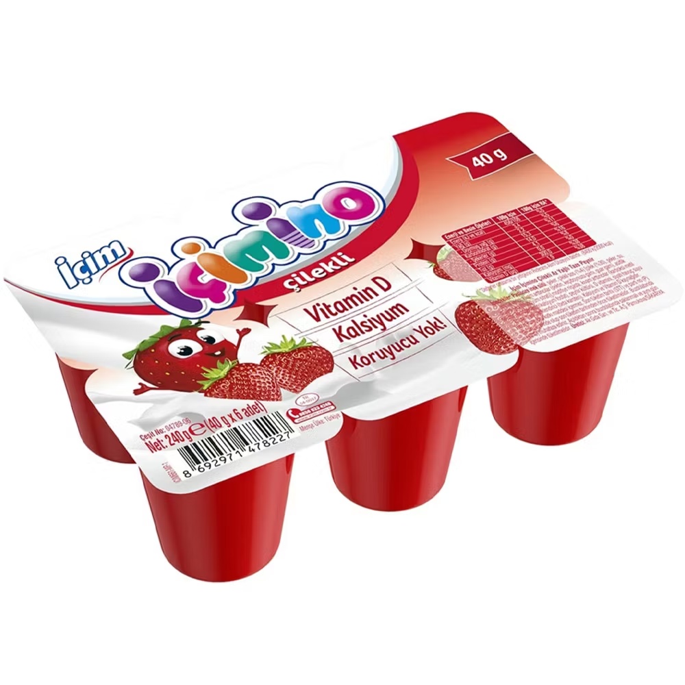 İçim İçimino Meyveli Yoğurt 6x40 Gr