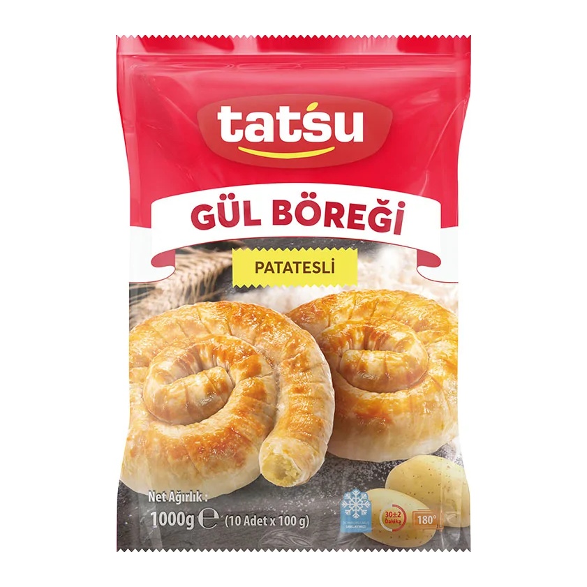 Tatsu Patatesli Gül Böreği 1 Kg
