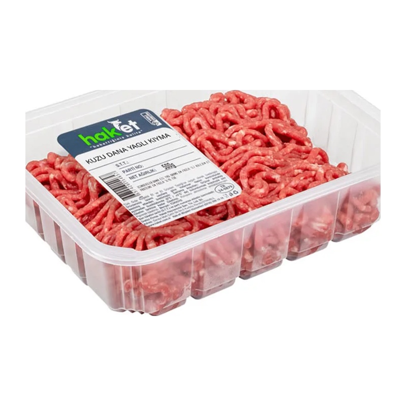 Haket Yağlı Kuzu Dana Kıyma 500 Gr