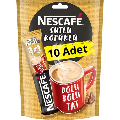 Nescafé 3'ü 1 Arada Sütlü Köpüklü Kahve 17.4 Gr