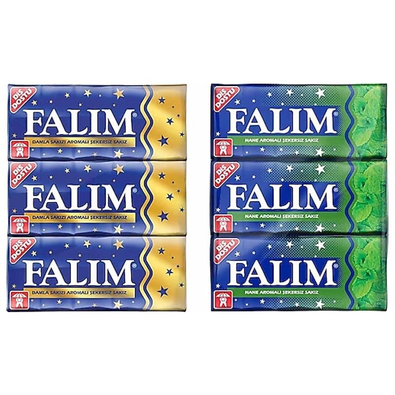 Falım Damla Nane Sakız 3x5'li 21 Gr