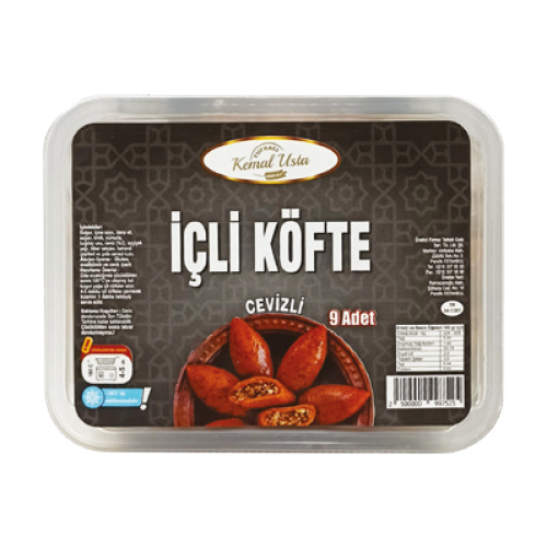 Yufkacı Kemal Usta Cevizli İçli Köfte 9 Adet