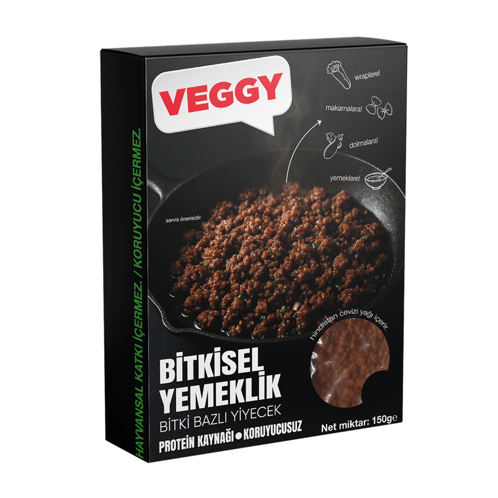 Veggy Bitkisel Yemeklik 150 Gr
