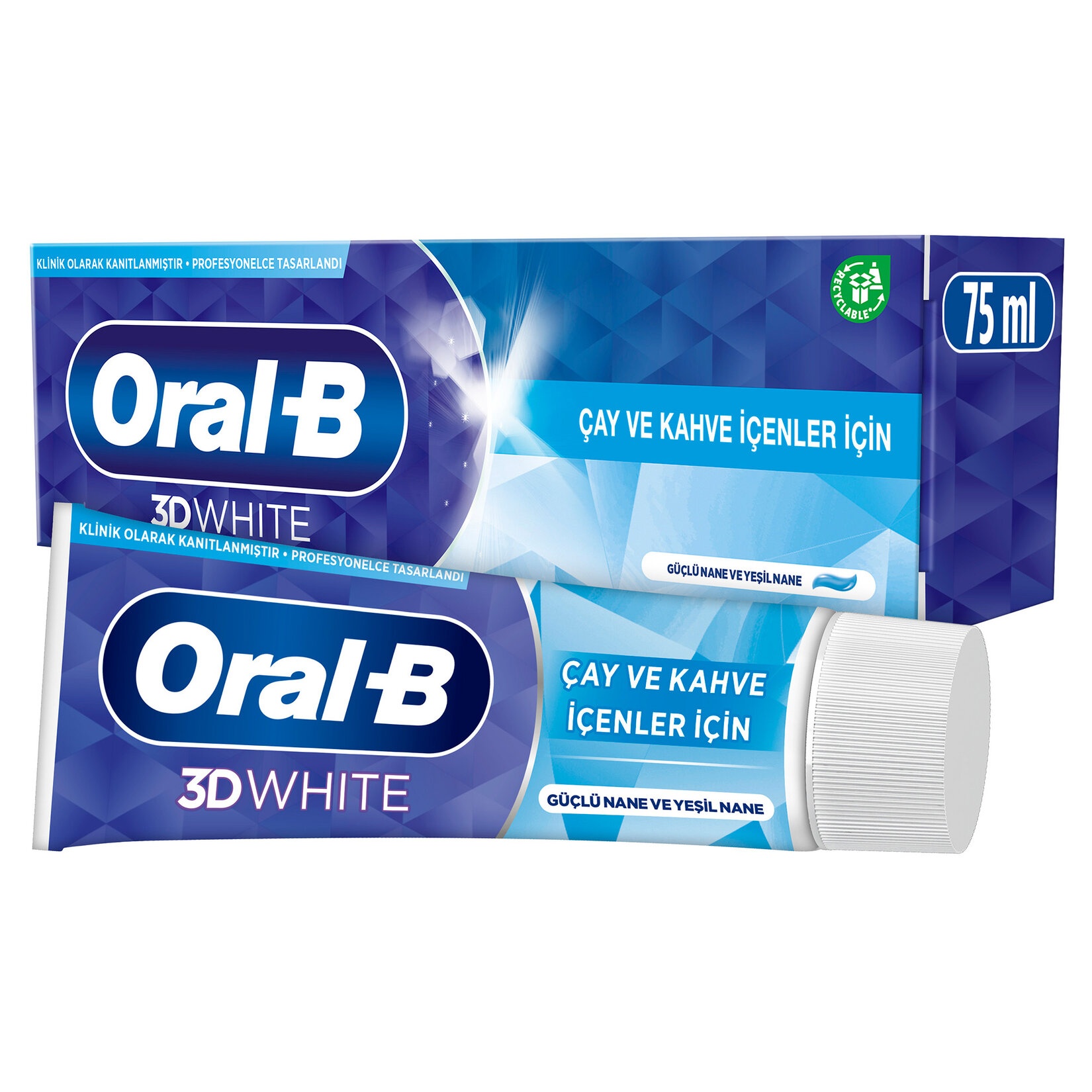 Oral-B Pro-3DW Çay & Kahve İçenler İçin Diş Macunu 75 Ml