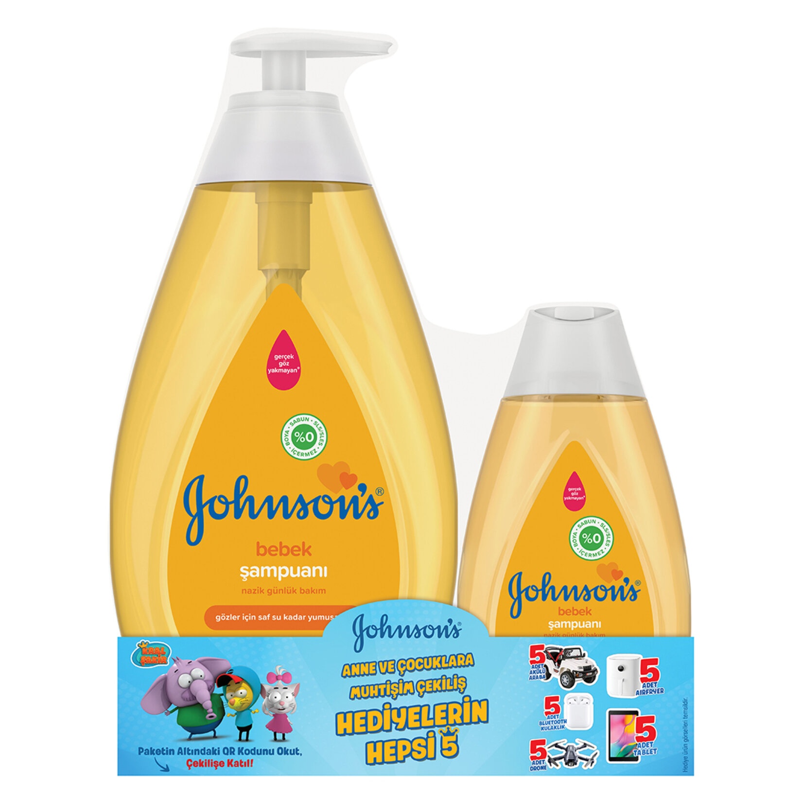 Johnson's Baby Şampuan Avantaj Paketi 950 Ml