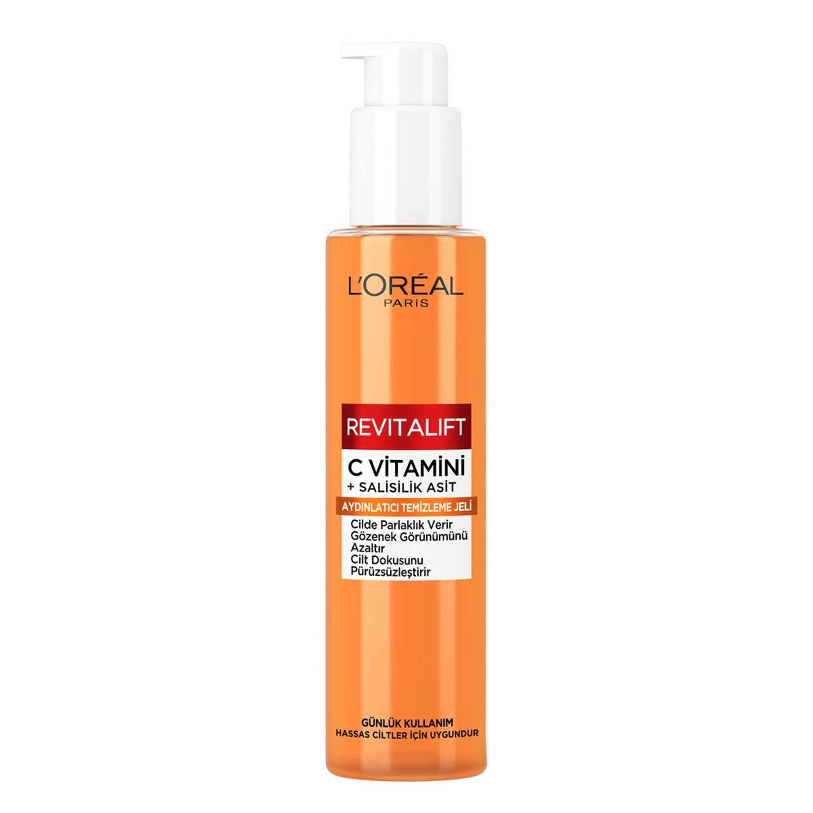 L'Oréal Paris C Vitamini Aydınlatıcı Yüz Temizleme Jeli 150 Ml