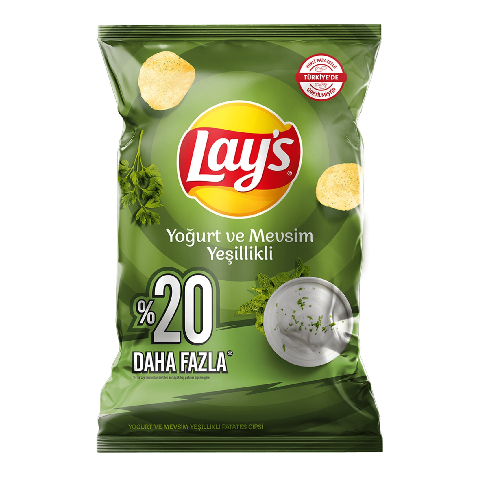 Lay's Yoğurt & Mevsim Yeşillikleri 160 Gr