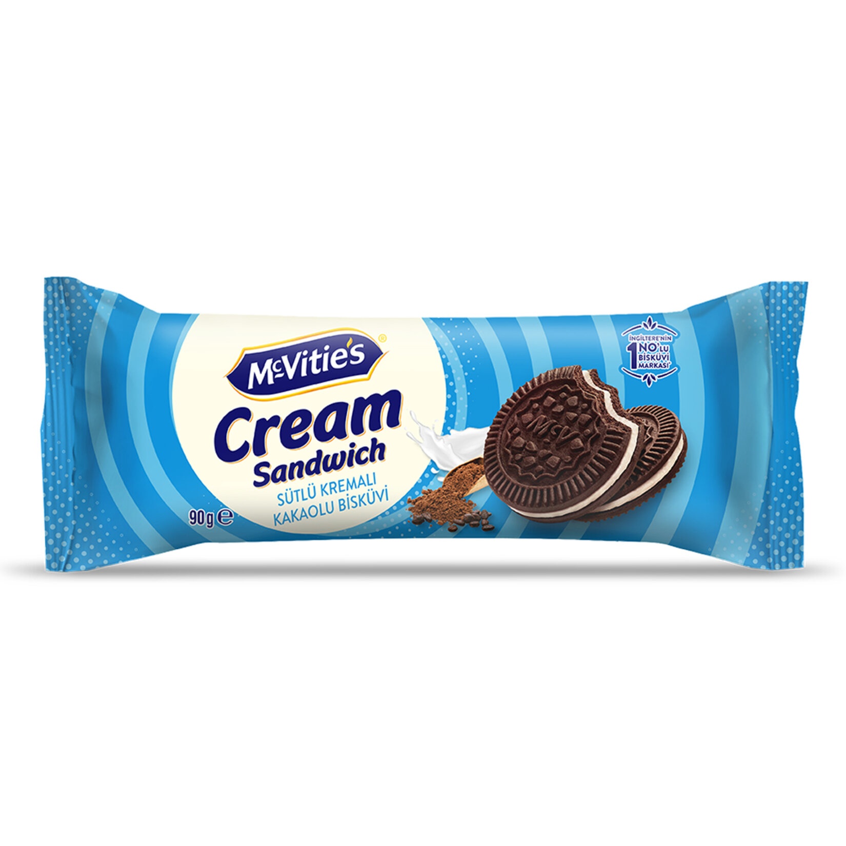McVitie's Sütlü & Kakaolu Kremalı Bisküvi 90 Gr