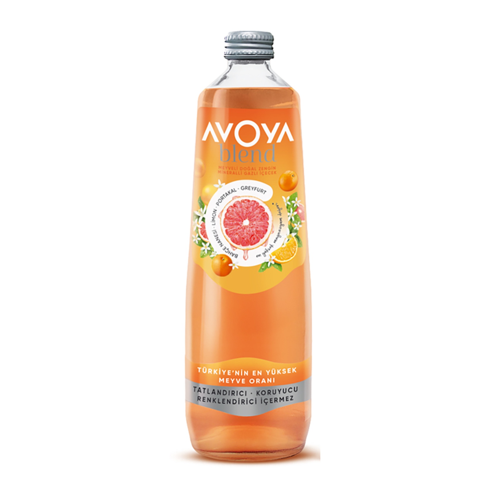 Avoya Blend Nane Limon Portakal Greyfurt Aromalı Gazlı İçecek 750 Ml