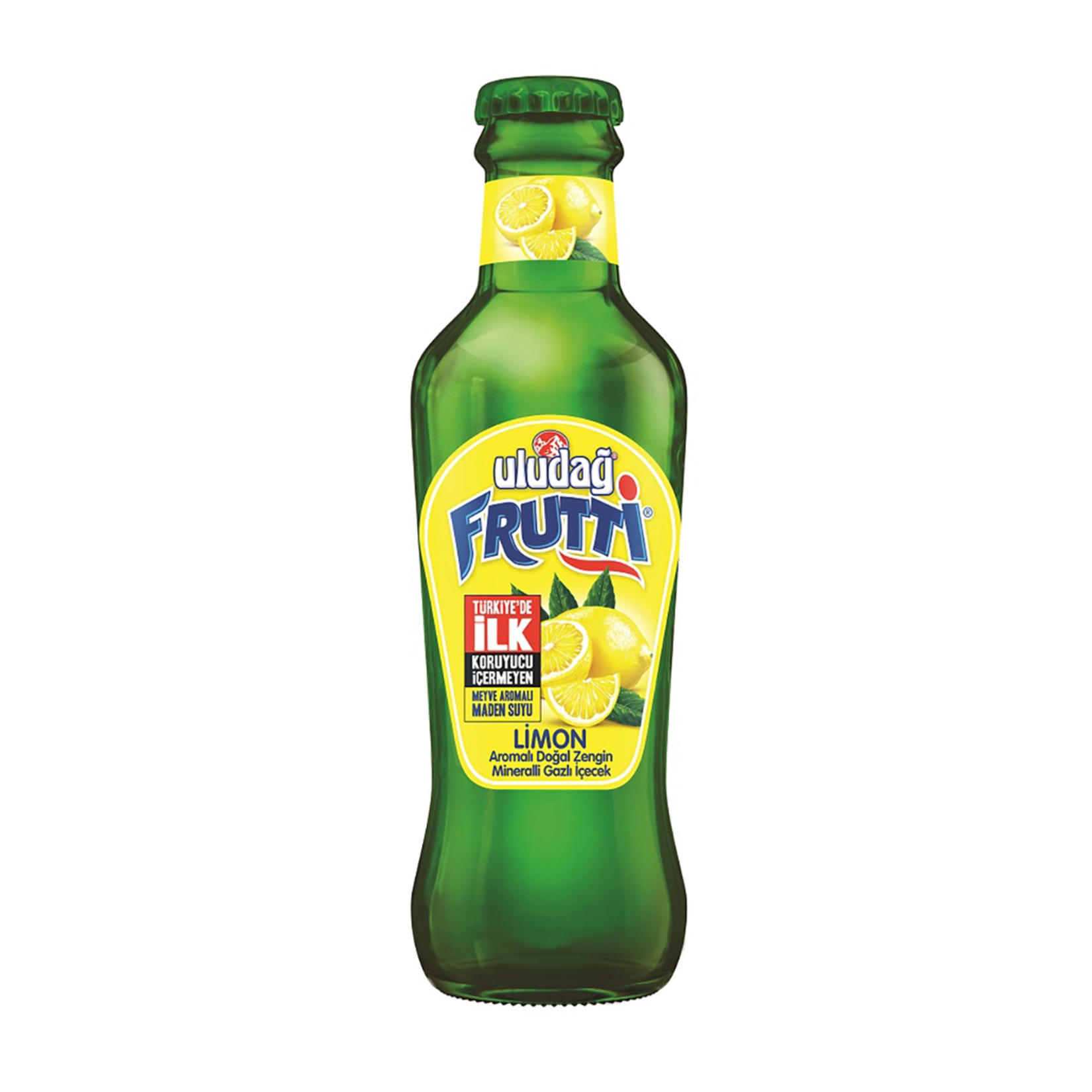 Uludağ Frutti Limon Aromalı Mineralli Gazlı İçecek 200 Ml