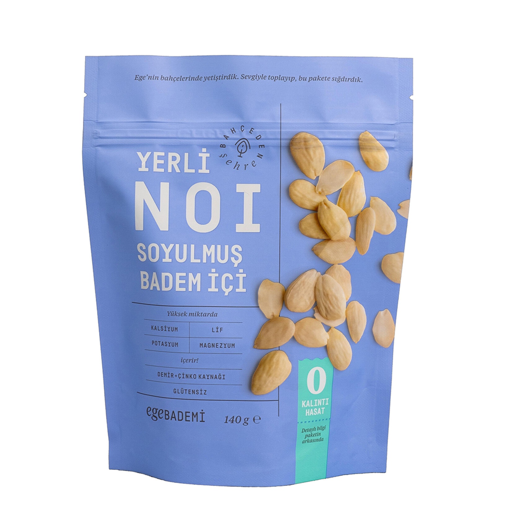 Noi Ege Bademi Soyulmuş Beyaz Badem İçi 140 Gr