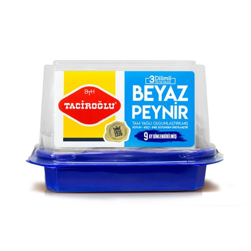 Taciroğlu 3 Dilimli Keçi Koyun İnek Peyniri 450 Gr