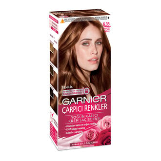 Garnier Çarpıcı Renkler Saç Boyası 6.35 Çarpıcı Altın Kahve 110 Ml