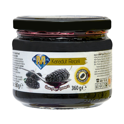 Migros Şeker İlavesiz Karadut Reçeli 360 Gr