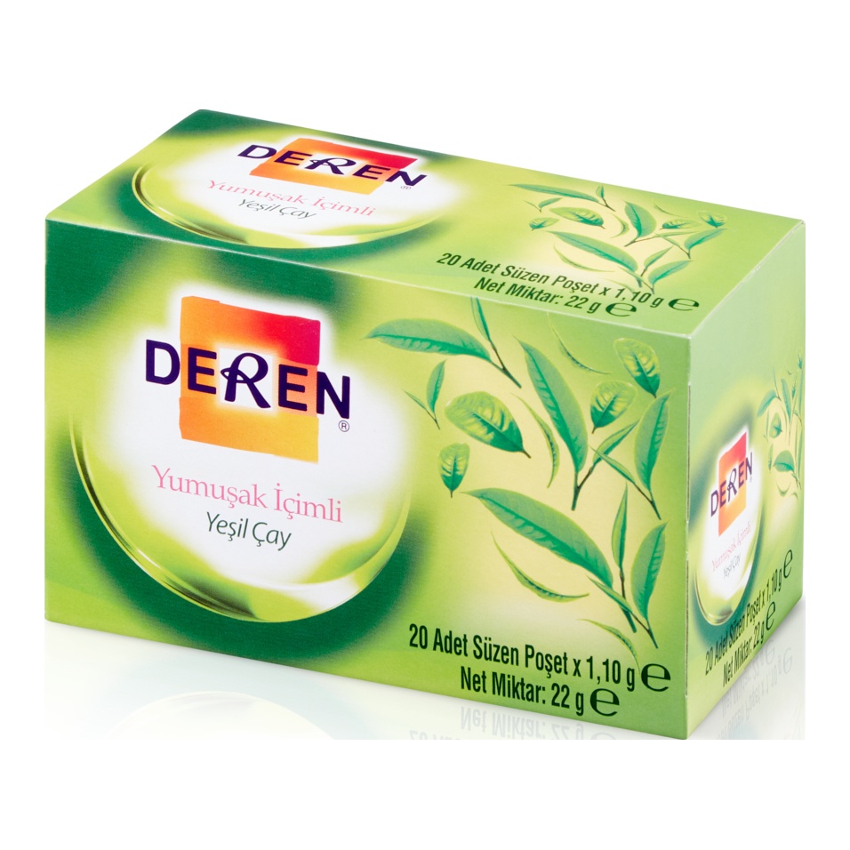 Deren Yumuşak İçimli Yeşil Çay 20 Adet