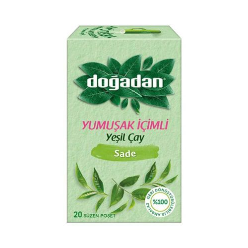 Doğadan Yeşil Çay Yumuşak İçimli 20 Adet
