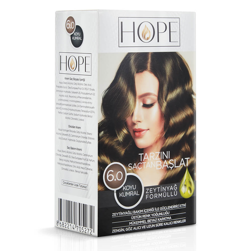 Hope Saç Boyası 6.0 Koyu Kumral 1 Adet