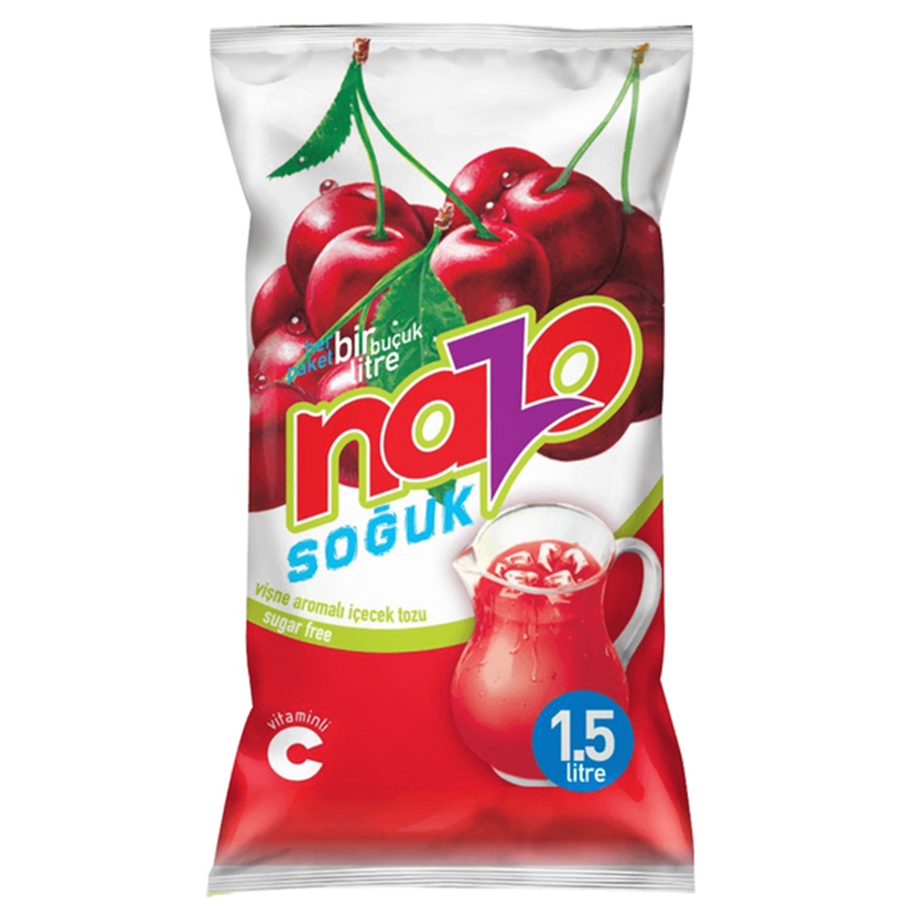 Nazo Soğuk Vişne Toz İçecek 9 Gr