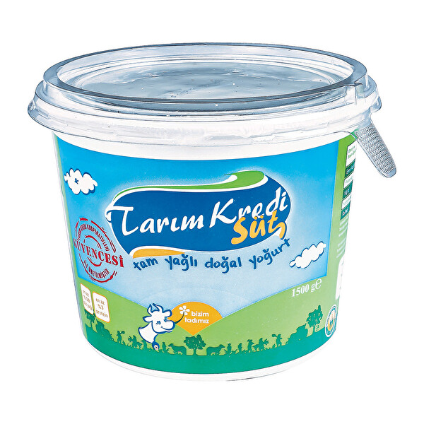 Tarım Kredi Tam Yağlı Doğal Yoğurt 1.5 Kg
