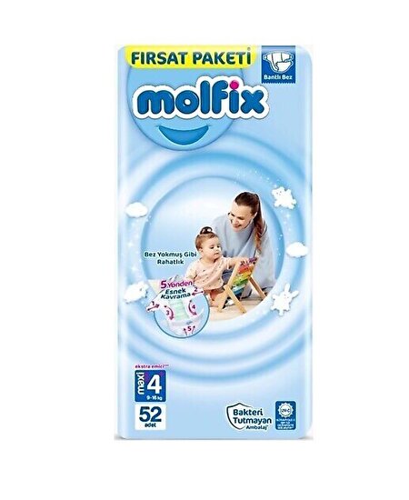 Molfix Fırsat Paketi Maxi Plus (4+) 52'li