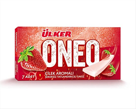 Ülker Oneo Çilek Aromalı Slims Sakız 14 g 27'li