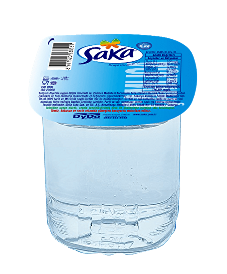 Saka Doğal Mineralli Bardak Su 200 ml 60'lı