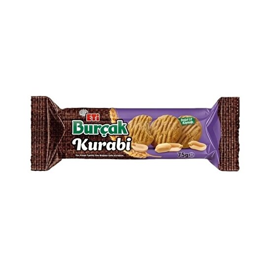 Eti Burçak Kurabi Yer Fıstıklı Tahinli 75 G