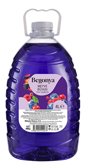 Begonya Meyve Rüyası Sıvı Sabun 4l
