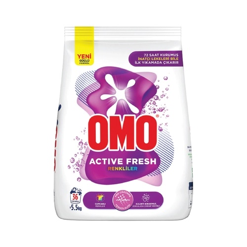 Omo Renkliler İçin Toz Deterjan 5.5 Kg